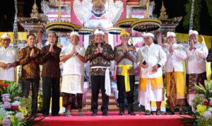 Kapolda Sumsel, Irjen Pol Sandi Nugroho bersama Forkopimda Sumsel Hadiri Dharma Santi 2026, Kamis (2/4/26). Fhoto: Istimewa Kapolda Sumsel, Irjen Pol Sandi Nugroho bersama Forkopimda Sumsel Hadiri Dharma Santi 2026, Kamis (2/4/26). Fhoto: Istimewa