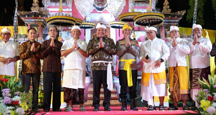 Kapolda Sumsel, Irjen Pol Sandi Nugroho bersama Forkopimda Sumsel Hadiri Dharma Santi 2026, Kamis (2/4/26). Fhoto: Istimewa
