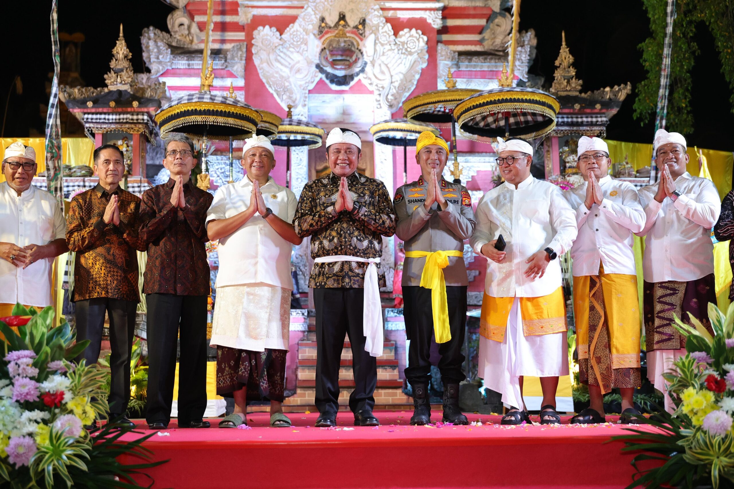 Kapolda Sumsel, Irjen Pol Sandi Nugroho bersama Forkopimda Sumsel Hadiri Dharma Santi 2026, Kamis (2/4/26). Fhoto: Istimewa