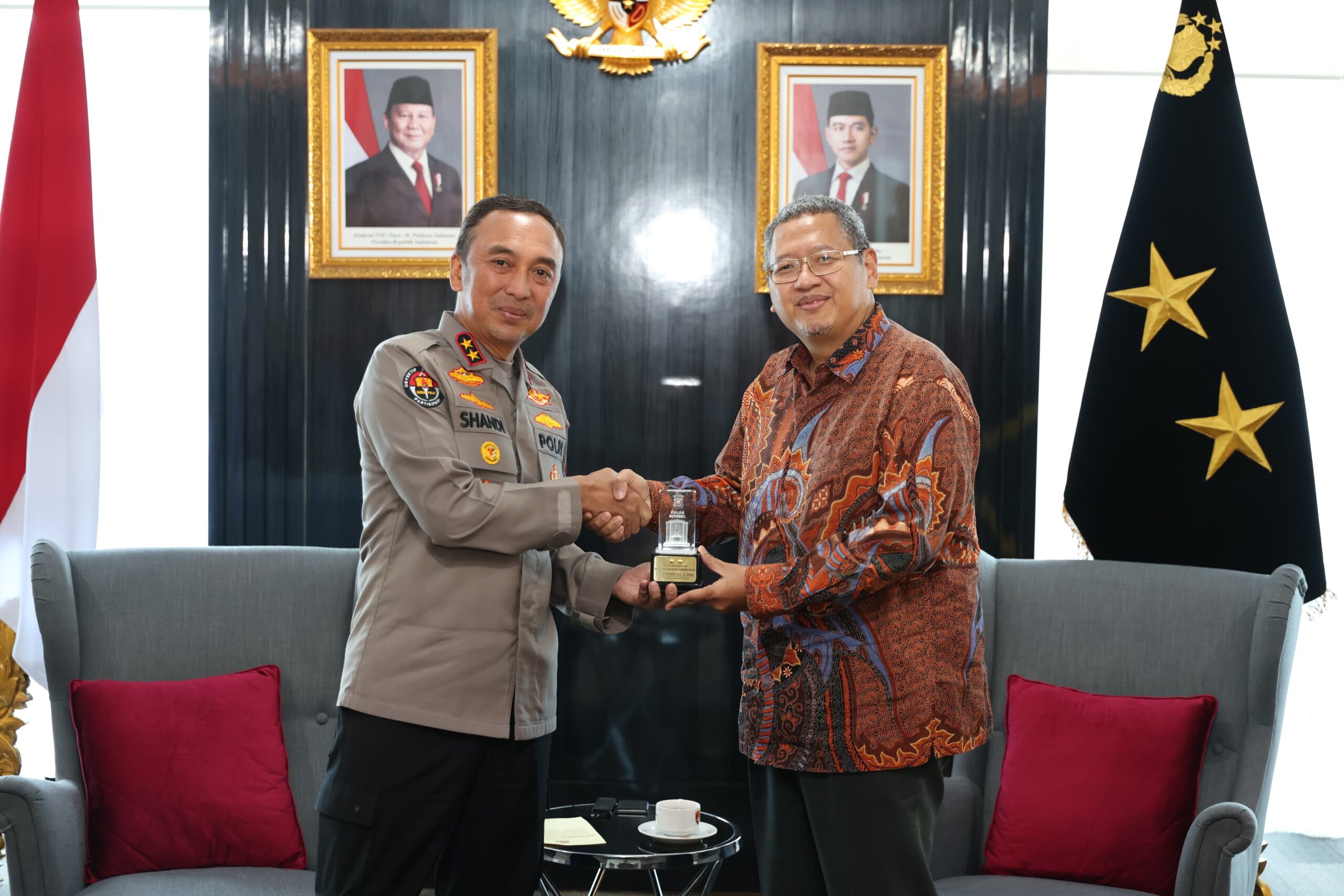 Kapolda Sumsel, Irjen Pol Sandi Nugroho, terima kunjungan Perwakilan BPK RI wilayah Sumsel, Kamis (30/4/26). Fhoto: Istimewa Kapolda Sumsel, Irjen Pol Sandi Nugroho, terima kunjungan Perwakilan BPK RI wilayah Sumsel, Kamis (30/4/26). Fhoto: Istimewa