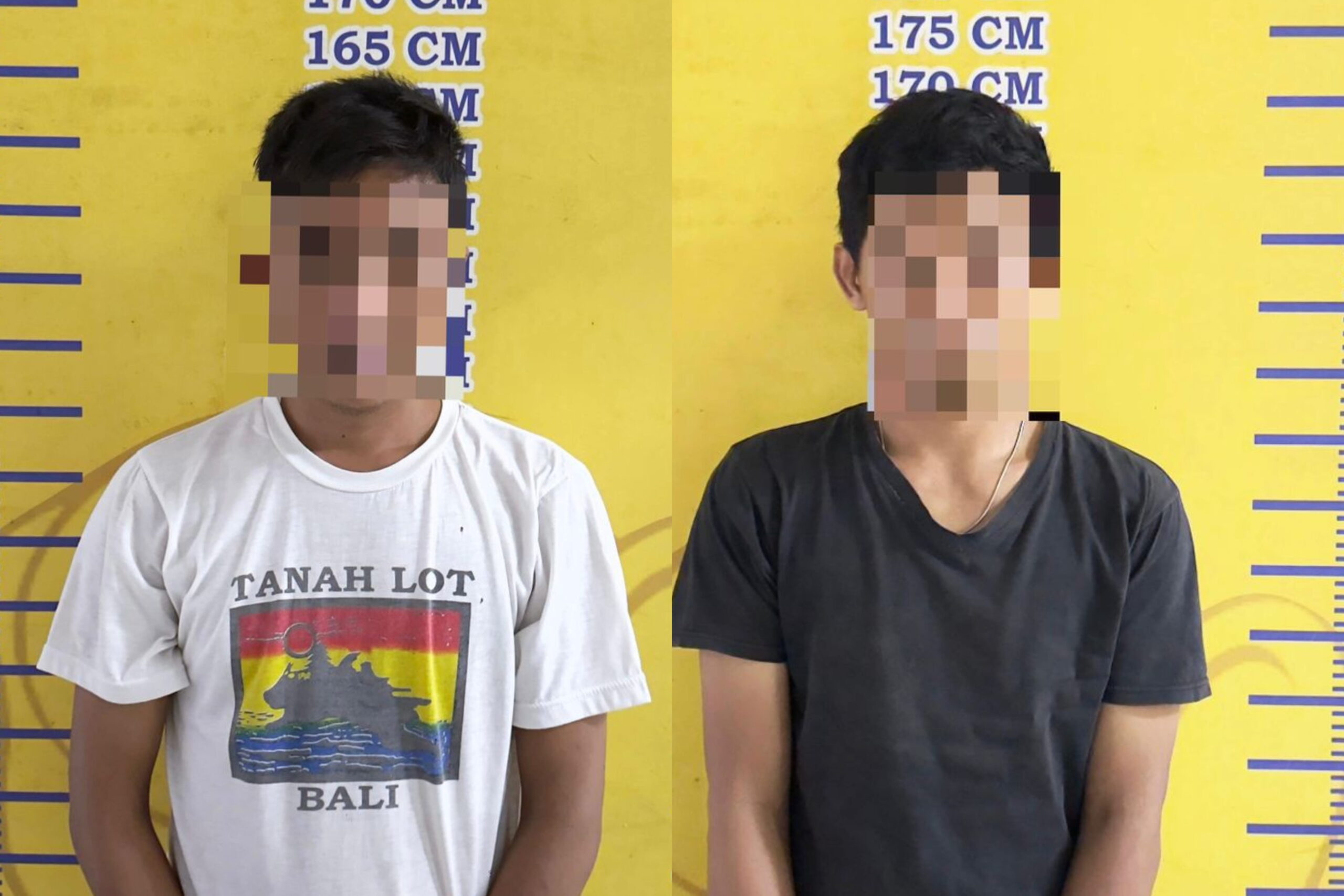 Polisi tangkap Dua orang pengedar berinisial AD dan AG, asal Tanjung Raja, Ogan Ilir. Fhoto: istimewa