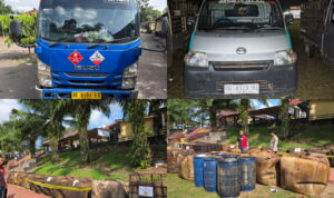Barang bukti mobil dan tadmond yang berhasil diamankan Polsek Keluang, Kamis (28/5/26). Fhoto: Istimewa