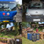 Barang bukti mobil dan tadmond yang berhasil diamankan Polsek Keluang, Kamis (28/5/26). Fhoto: Istimewa
