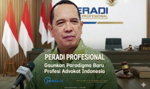 Ketua DPN PERADI PROFESIONAL, Prof Dr. Harris Arthur Hedar, SH MH