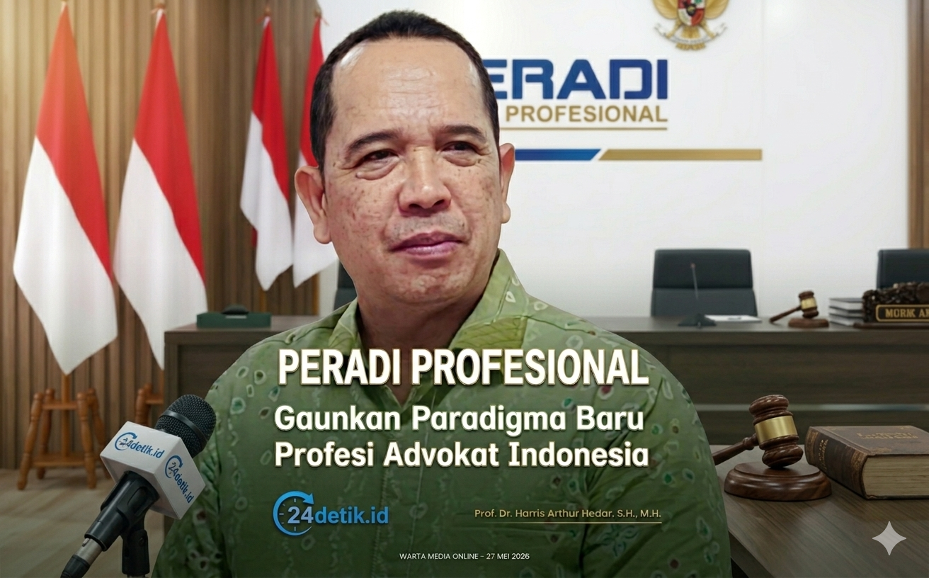 Ketua DPN PERADI PROFESIONAL, Prof Dr. Harris Arthur Hedar, SH MH
