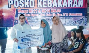 Pasca-Kebakaran 1 Ilir, Pusri Pasok Sarana Belajar Anak Sekolah Pasca-Kebakaran 1 Ilir, Pusri Pasok Sarana Belajar Anak Sekolah