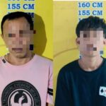 Dua tersangka pengedar Etomidate Yakuza dan Pablo yang berhasil diamankan, Sabtu (2/5/26). Fhoto: Istimewa