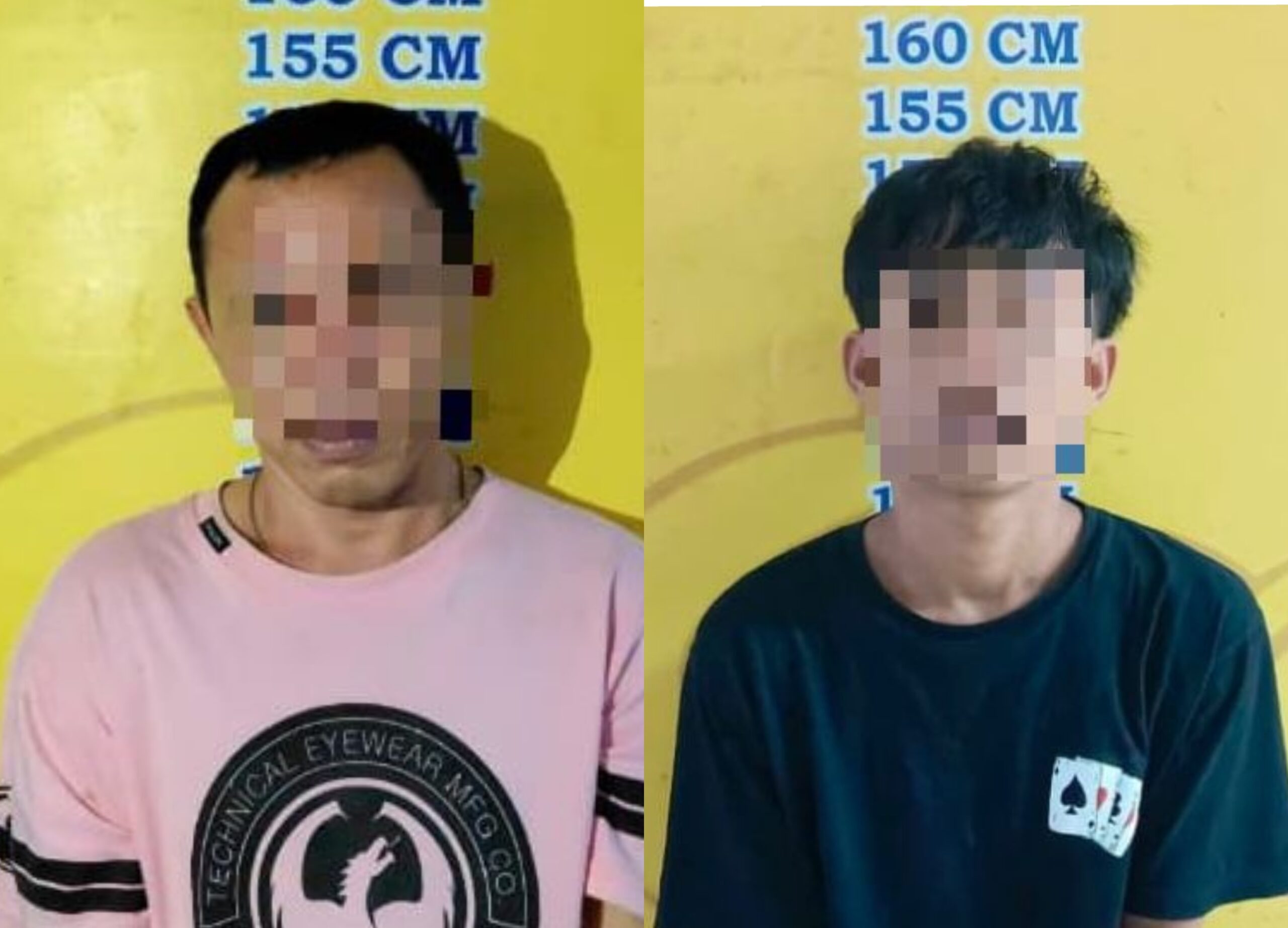 Dua tersangka pengedar Etomidate Yakuza dan Pablo yang berhasil diamankan, Sabtu (2/5/26). Fhoto: Istimewa Dua tersangka pengedar Etomidate Yakuza dan Pablo yang berhasil diamankan, Sabtu (2/5/26). Fhoto: Istimewa