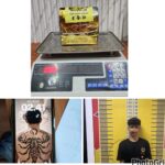 Pelaku berinisial DA dan barang bukti Narkoba jenis sabu-sabu seberat 1 kg. Fhoto: Istimewa