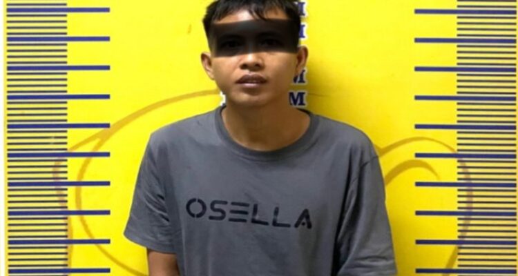 Tersangka berinisial Alindra alias Alin (26), yang juga merupakan Daftar Pencarian Orang (DPO) Polres Ogan Ilir. Fhoto: Istimewa