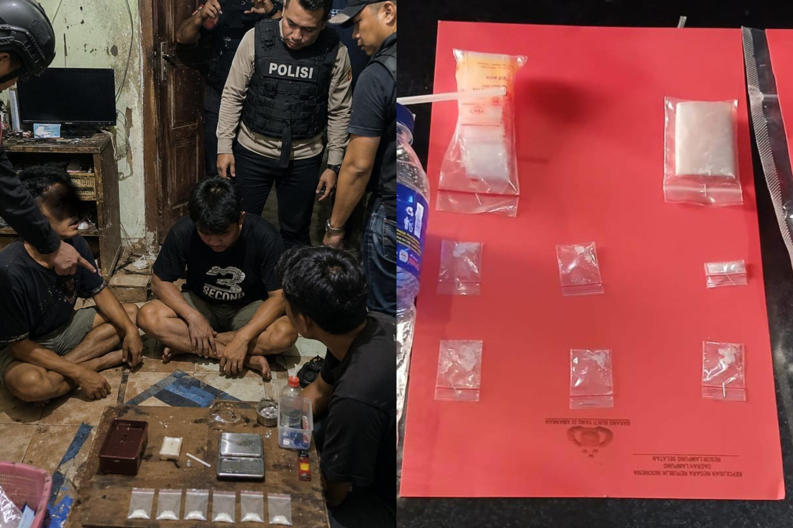 Laporan 110 Polri Sukses Bongkar Jaringan Sabu di Palas