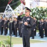 Kapolda Sumsel, Irjen Pol Sandi Nugroho, SIK, pimpin upacara Hari Kesakitan Pancasila, Senin (1/6/26). Fhoto: Suherman