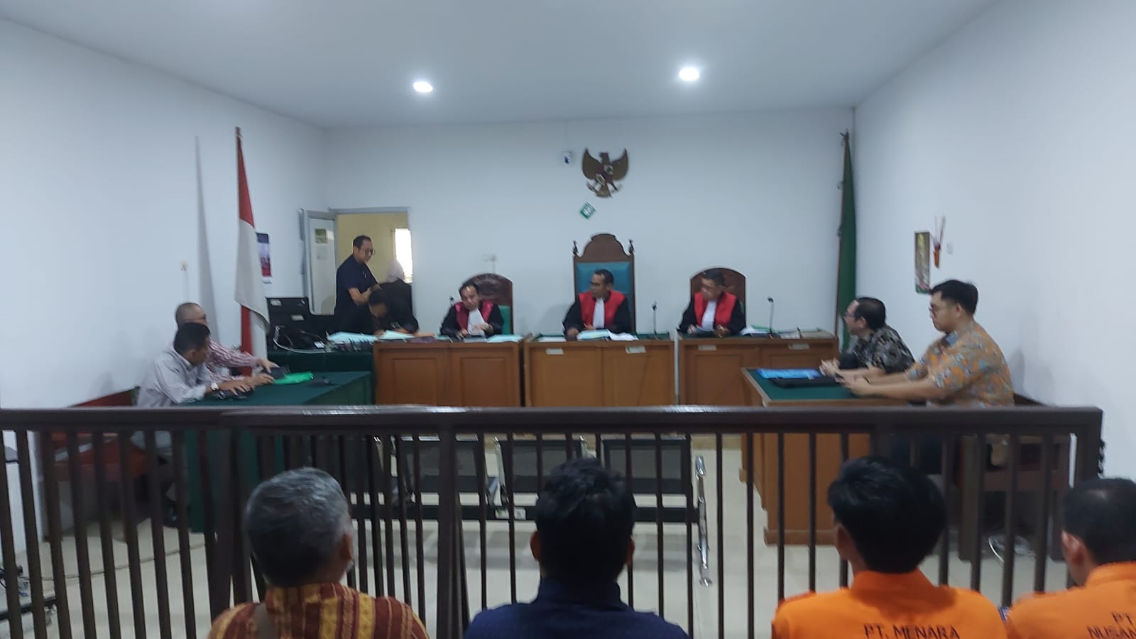 Sidang lanjutan Pengadilan Hubungan Industrial (PHI) di Pengadilan Negeri Palembang, Rabu, 3 Juni 2026 mengagendakan verifikasi Jawaban, Replik Duplik antara kedua belah pihak. Fhoto: Istimewa