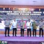 Kapolda Sumsel Irjen Pol Sandi Nugroho dan PJU serta tokoh masyarakat, saat membuka pelatihan Satkamling tahun 2026. Fhoto : Istimewa