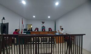 Sidang lanjutan gugatan dua mantan Wartawan Sumeks, Zulhanan dan Edward Desmamora terhadap Harian Pagi Sumeks di Pengadilan Hubungan Industrial (PHI), Rabu (17/6/26). Fhoto: Istimewa