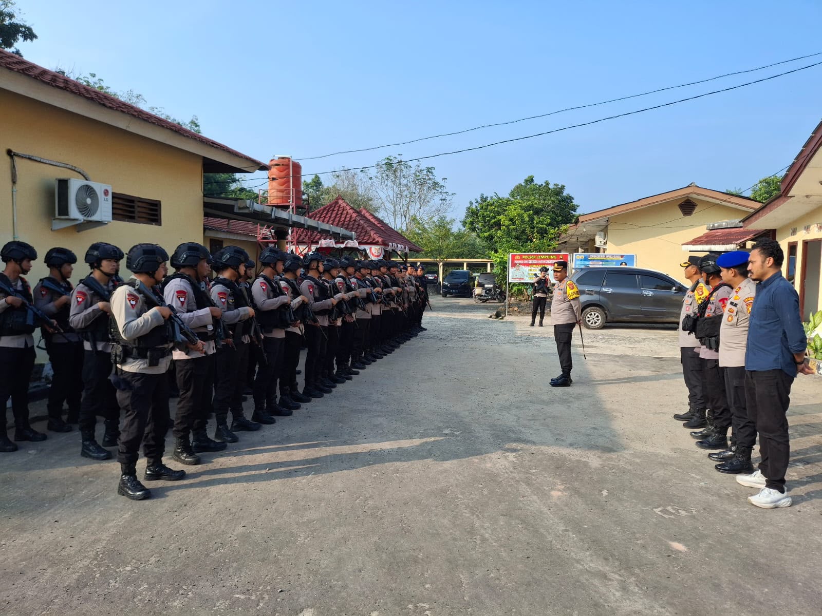 Kapolres Ogan Komering Ilir AKBP Eko Rubiyanto, SH SIK, MH, pimpin langsung pengaman situasi Kamtibmas di Lempuing OKI, Kamis (24/6/26). Fhoto: Istimewa Kapolres Ogan Komering Ilir AKBP Eko Rubiyanto, SH SIK, MH, pimpin langsung pengaman situasi Kamtibmas di Lempuing OKI, Kamis (24/6/26). Fhoto: Istimewa