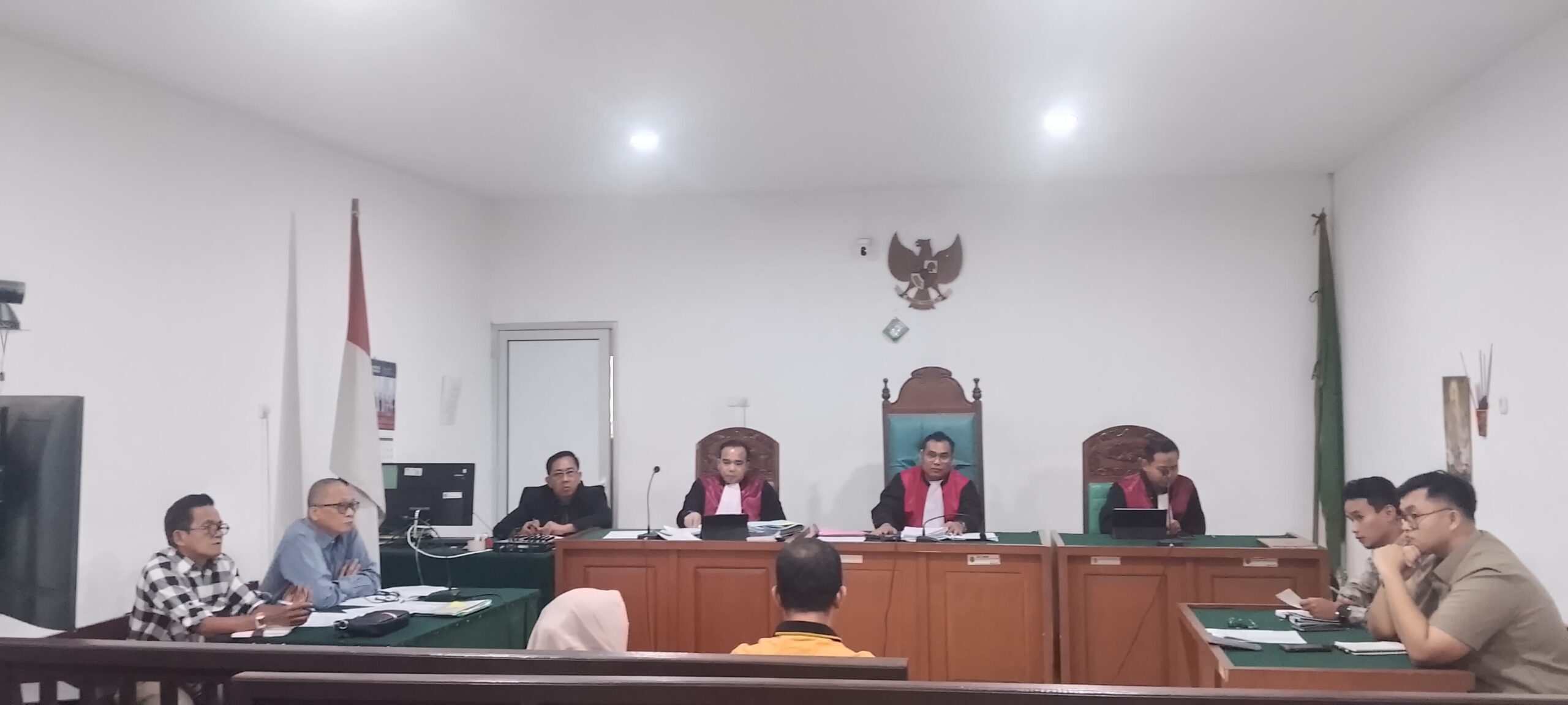 Ramadian Evrin dan Windi Siska yang menjadi saksi penggugat, Rabu (24/6/26). Fhoto: Istimewa