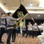 Kapolda Sumsel, Irjen Pol Sandi Nugroho, memimpin Proses Sakral Pencucian Pataka, Kamis (25/6/26). Fhoto: Istimewa