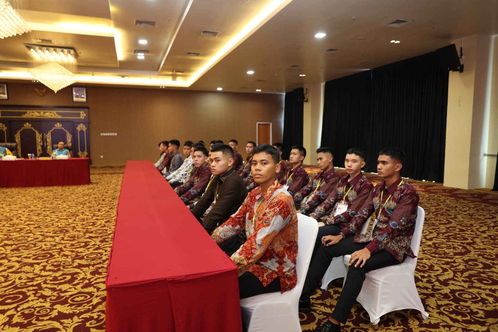 Calon Taruna dan Taruni Akpol 2026, mengikuti Sidang Panda di Mapolda Sumsel, Jum'at (26/6/26).Fhoto: Istimewa 