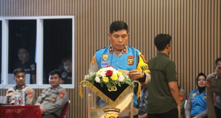 Wakapolda Sumsel, Brigjen Pol Rony Samtama saat memimpin Sidang Panda Calon Taruna Akpol 2026, Jum'at (26/6/26). Fhoto: Istimewa