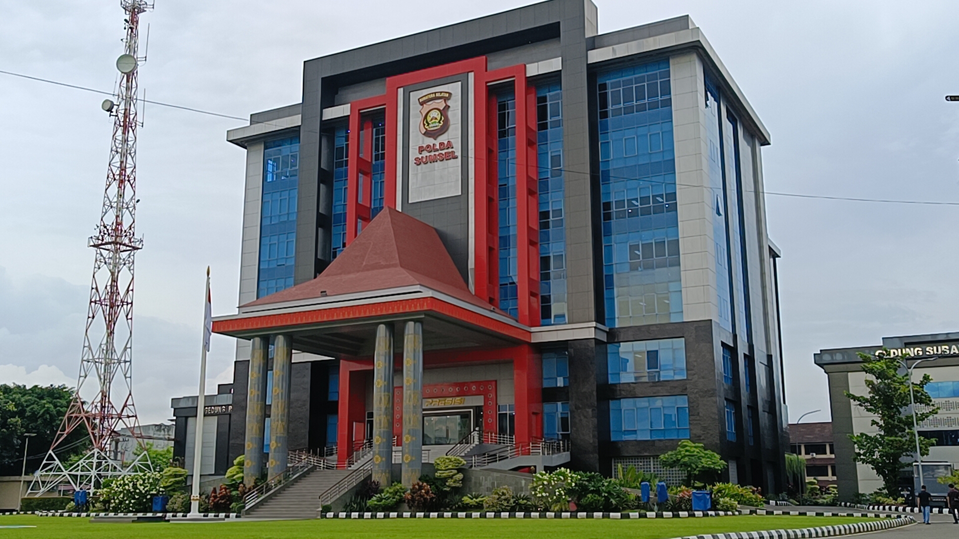 Gedung Presisi Mapolda Sumsel. Fhoto: Suherman