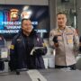 Direktur Reserse Narkoba Polda Sumsel, Kombes Pol Yulian Perdana SIK MH, didampingi Kasubdit 1, AKBP Syech Kupek, dan Kasubdit Penmas, Kompol I Putu Suryawan, saat konferensi pers, Selasa (23/6/26). Fhoto: Suherman