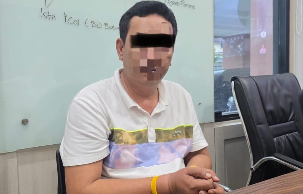 Bandar narkoba berinisial TG, yang berhasil ditangkap di persembunyiannya di Yogjakarta. Fhoto: Istimewa