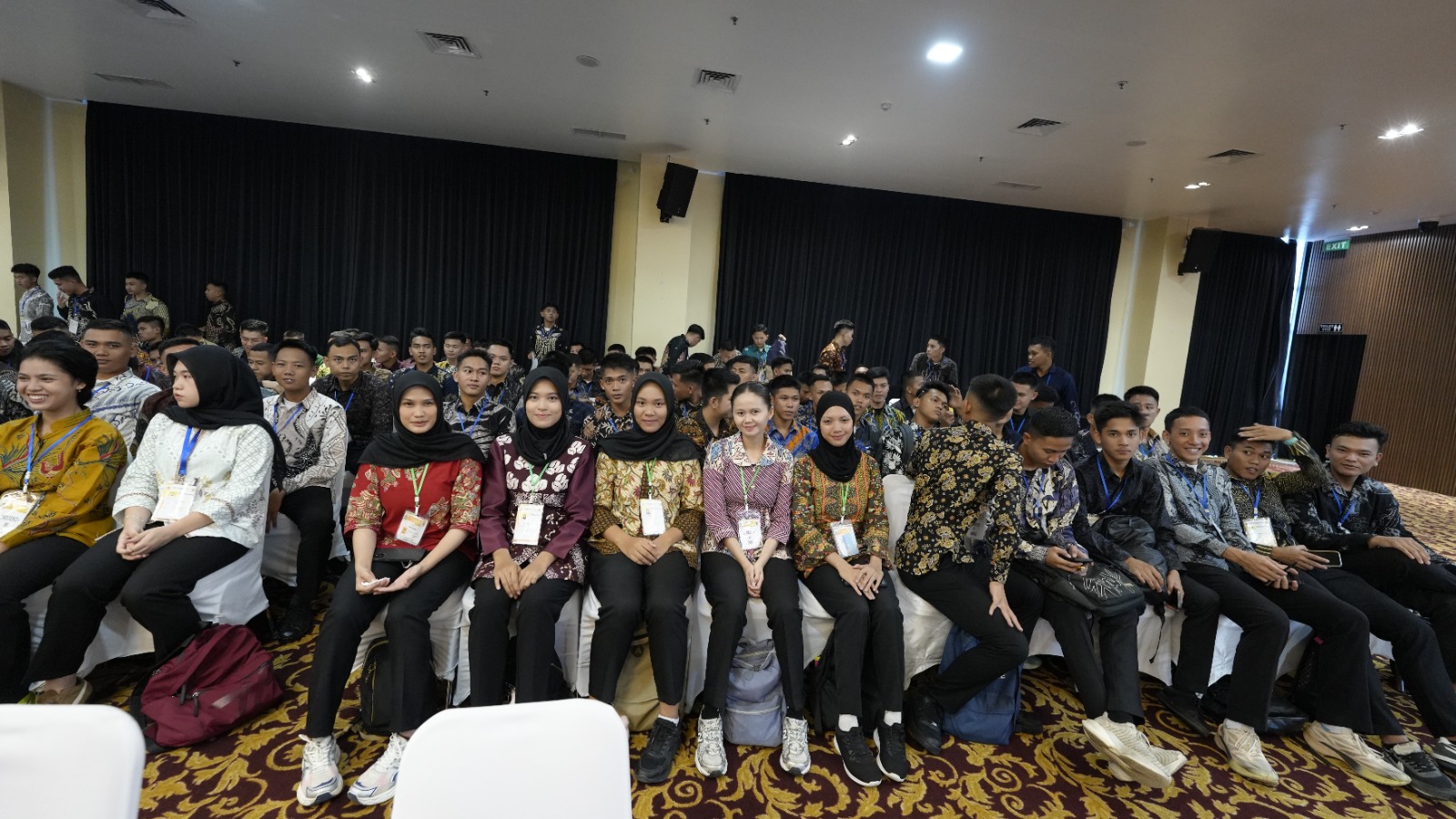Calon Tamtama Putra dan Putri sedang mengikuti Sidang Pengumuman Hasil Akhir Polda Sumsel, Jum'at (3/7/26).Fhoto: Istimewa