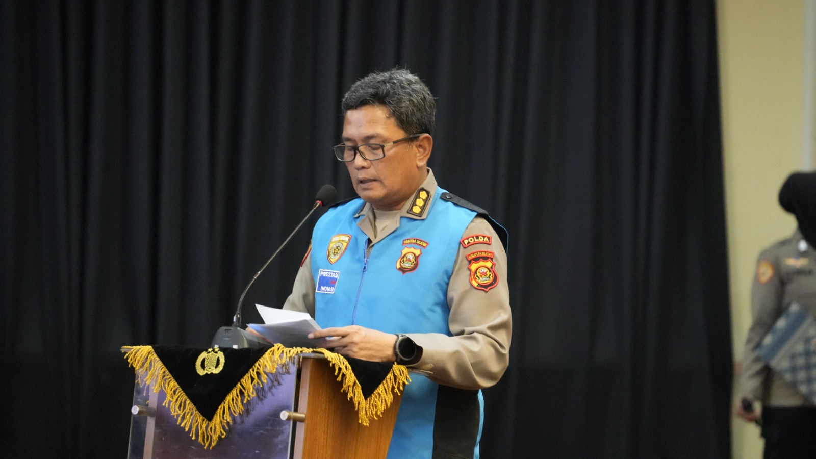 Karo SDM Polda Sumsel, Kombes Pol Sudrajat Hariwibowo SIK MSi memimpin langsung Sidang Akhir Penerimaan Polri 2026, Jum'at (3/7/26. Fhoto: Istimewa